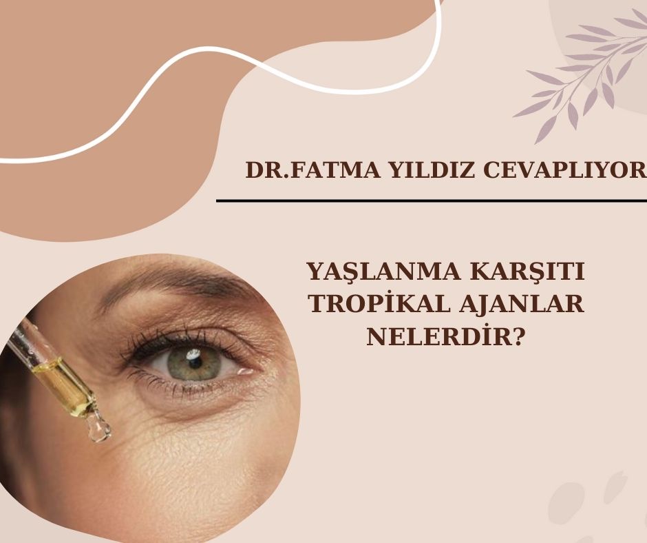 Yaşlanma Karşıtı/ Tropikal /Ajanlar/ Nelerdir?